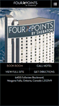 Mobile Screenshot of fourpointsniagarafallsfallsview.com